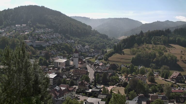 Dieses Bild zeigt eine Webcam-Aufnahme von Ottenhöfen, aufgenommen am Mittwoch, den 26.08.2026 um 11:50 Uhr