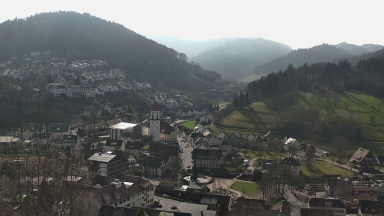 Dieses Bild zeigt eine Webcam-Aufnahme von Ottenhöfen, aufgenommen am Sonntag, den 08.03.2026 um 10:50 Uhr