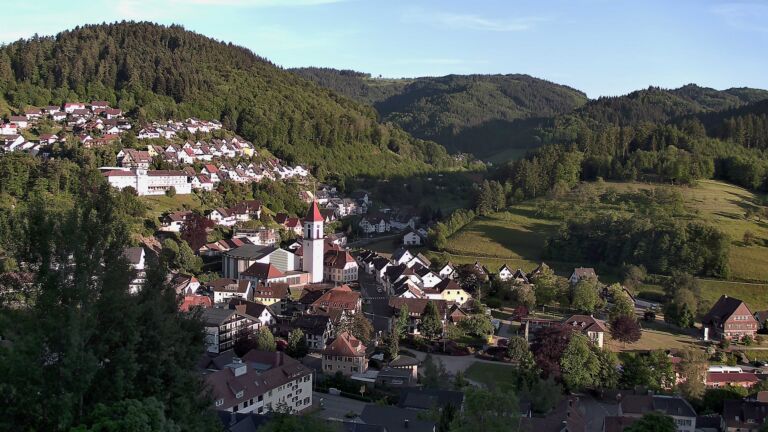 Dieses Bild zeigt eine Webcam-Aufnahme von Ottenhöfen, aufgenommen am Freitag, den 22.05.2026 um 20:00 Uhr