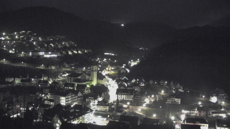 Dieses Bild zeigt eine Webcam-Aufnahme von Ottenhöfen, aufgenommen am Donnerstag, den 12.02.2026 um 06:40 Uhr