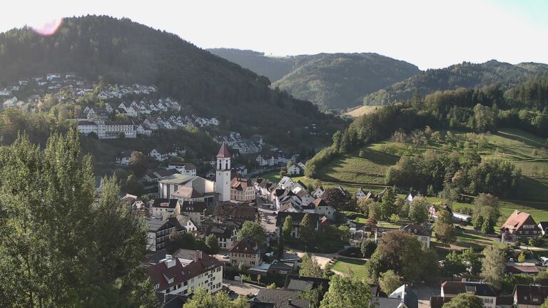 Dieses Bild zeigt eine Webcam-Aufnahme von Ottenhöfen, aufgenommen am Samstag, den 19.09.2026 um 09:20 Uhr