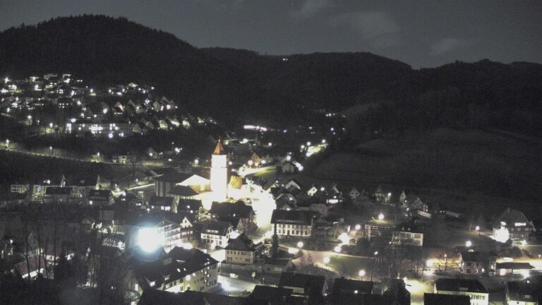 Dieses Bild zeigt eine Webcam-Aufnahme von Ottenhöfen, aufgenommen am Montag, den 02.03.2026 um 20:00 Uhr