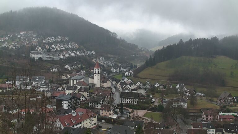 Dieses Bild zeigt eine Webcam-Aufnahme von Ottenhöfen, aufgenommen am Dienstag, den 03.02.2026 um 11:20 Uhr