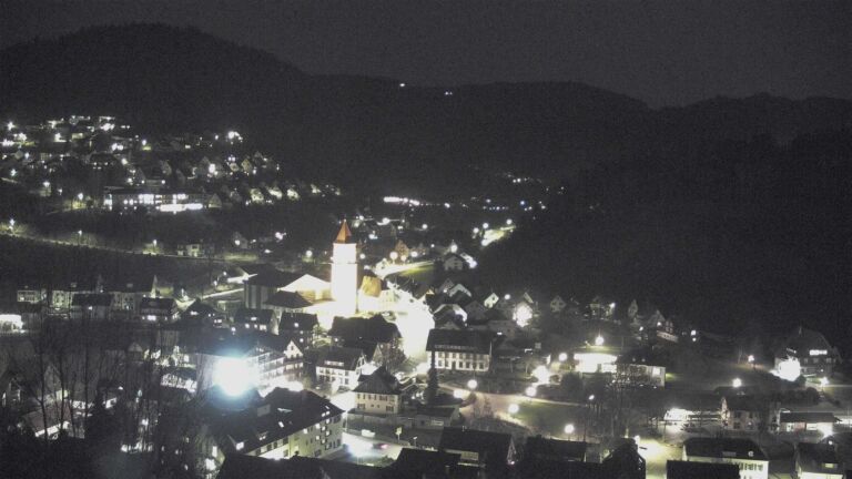 Dieses Bild zeigt eine Webcam-Aufnahme von Ottenhöfen, aufgenommen am Freitag, den 06.03.2026 um 19:20 Uhr