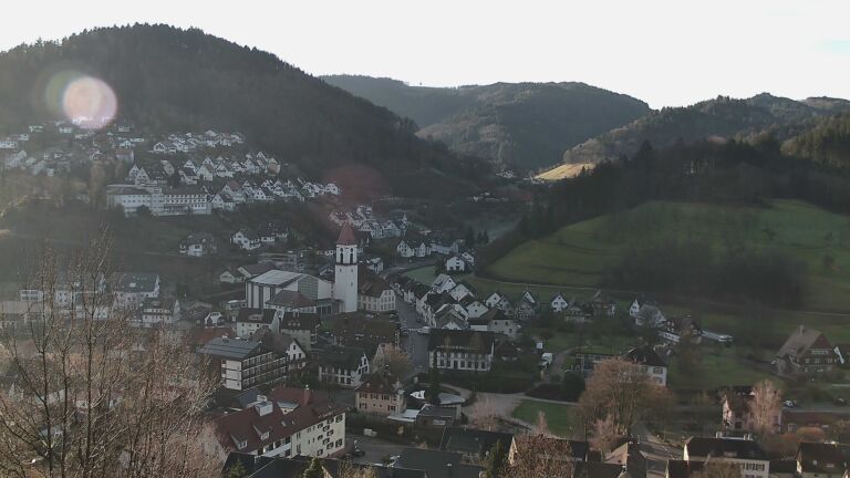 Dieses Bild zeigt eine Webcam-Aufnahme von Ottenhöfen, aufgenommen am Donnerstag, den 26.02.2026 um 08:30 Uhr