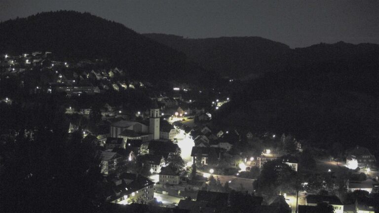 Dieses Bild zeigt eine Webcam-Aufnahme von Ottenhöfen, aufgenommen am Montag, den 03.08.2026 um 03:00 Uhr