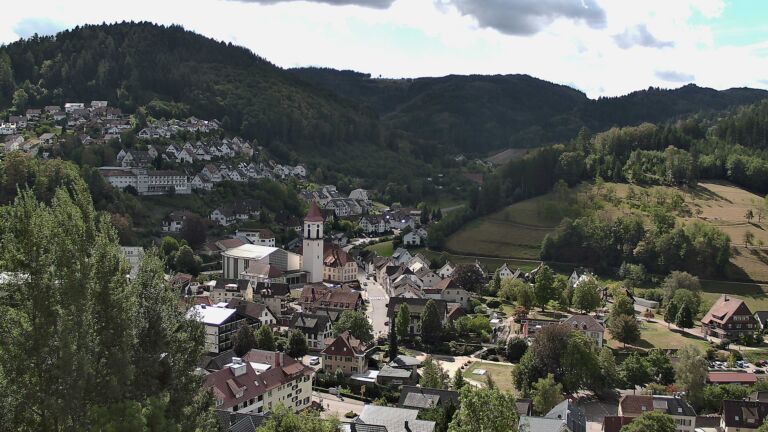 Dieses Bild zeigt eine Webcam-Aufnahme von Ottenhöfen, aufgenommen am Samstag, den 29.08.2026 um 11:40 Uhr