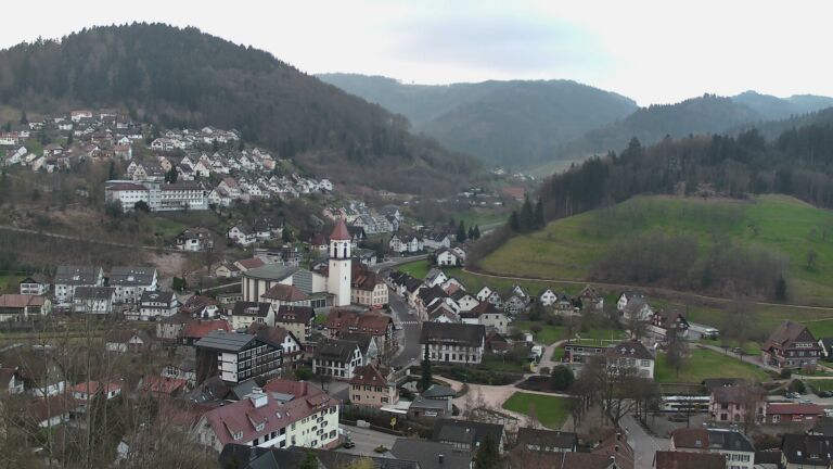 Dieses Bild zeigt eine Webcam-Aufnahme von Ottenhöfen, aufgenommen am Sonntag, den 22.03.2026 um 06:40 Uhr