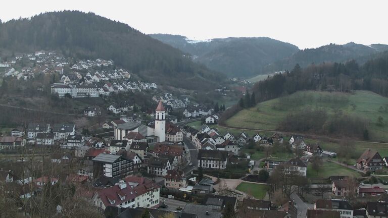 Dieses Bild zeigt eine Webcam-Aufnahme von Ottenhöfen, aufgenommen am Freitag, den 27.03.2026 um 07:00 Uhr