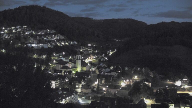 Dieses Bild zeigt eine Webcam-Aufnahme von Ottenhöfen, aufgenommen am Mittwoch, den 09.09.2026 um 20:40 Uhr