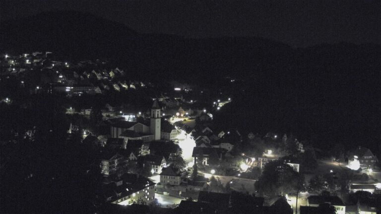 Dieses Bild zeigt eine Webcam-Aufnahme von Ottenhöfen, aufgenommen am Samstag, den 08.08.2026 um 03:30 Uhr