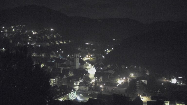 Dieses Bild zeigt eine Webcam-Aufnahme von Ottenhöfen, aufgenommen am Dienstag, den 20.10.2026 um 23:30 Uhr