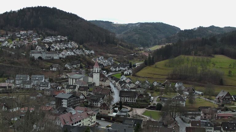 Dieses Bild zeigt eine Webcam-Aufnahme von Ottenhöfen, aufgenommen am Montag, den 16.02.2026 um 15:40 Uhr