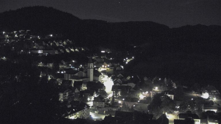 Dieses Bild zeigt eine Webcam-Aufnahme von Ottenhöfen, aufgenommen am Mittwoch, den 02.09.2026 um 00:30 Uhr
