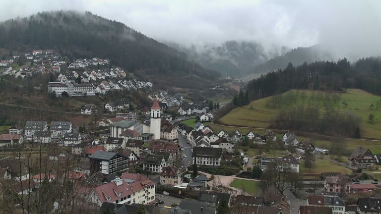 Dieses Bild zeigt eine Webcam-Aufnahme von Ottenhöfen, aufgenommen am Freitag, den 20.02.2026 um 11:20 Uhr