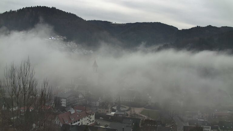 Dieses Bild zeigt eine Webcam-Aufnahme von Ottenhöfen, aufgenommen am Mittwoch, den 04.02.2026 um 11:20 Uhr