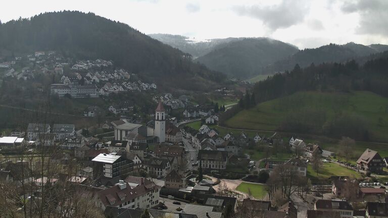 Dieses Bild zeigt eine Webcam-Aufnahme von Ottenhöfen, aufgenommen am Sonntag, den 29.03.2026 um 11:10 Uhr