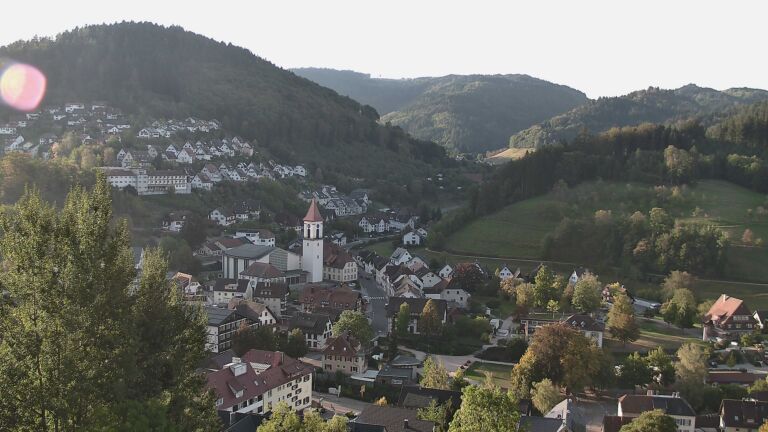 Dieses Bild zeigt eine Webcam-Aufnahme von Ottenhöfen, aufgenommen am Dienstag, den 29.09.2026 um 08:40 Uhr