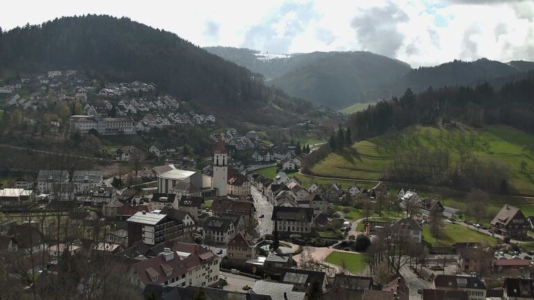 Dieses Bild zeigt eine Webcam-Aufnahme von Ottenhöfen, aufgenommen am Sonntag, den 29.03.2026 um 12:00 Uhr