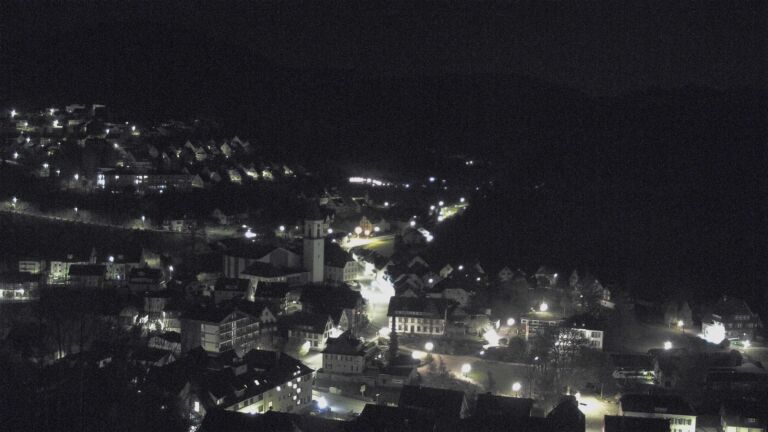Dieses Bild zeigt eine Webcam-Aufnahme von Ottenhöfen, aufgenommen am Samstag, den 11.04.2026 um 01:00 Uhr