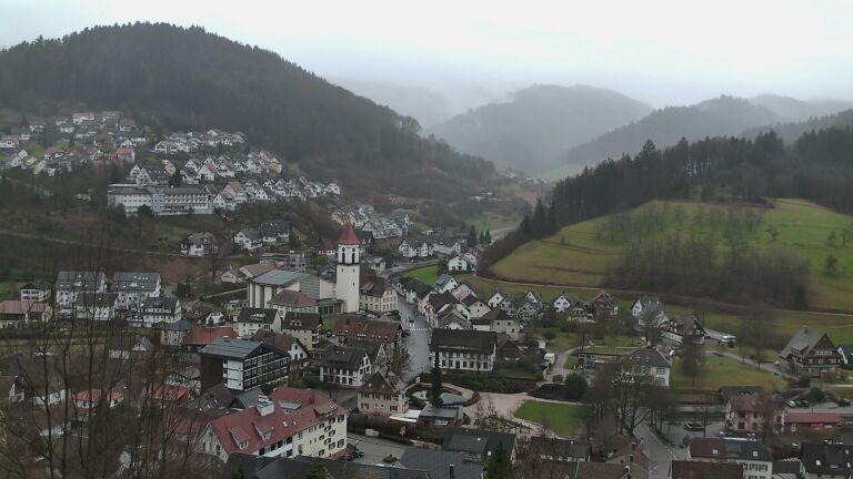 Dieses Bild zeigt eine Webcam-Aufnahme von Ottenhöfen, aufgenommen am Dienstag, den 24.02.2026 um 08:30 Uhr