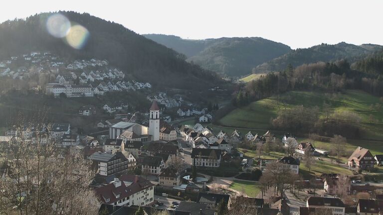 Dieses Bild zeigt eine Webcam-Aufnahme von Ottenhöfen, aufgenommen am Dienstag, den 03.03.2026 um 09:00 Uhr