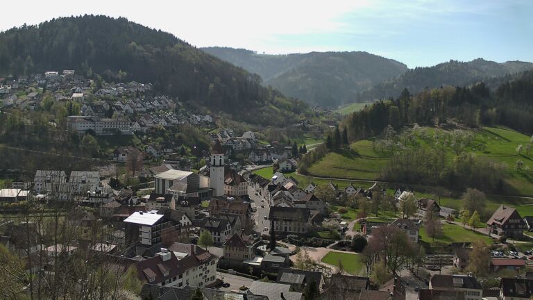 Dieses Bild zeigt eine Webcam-Aufnahme von Ottenhöfen, aufgenommen am Samstag, den 11.04.2026 um 11:30 Uhr