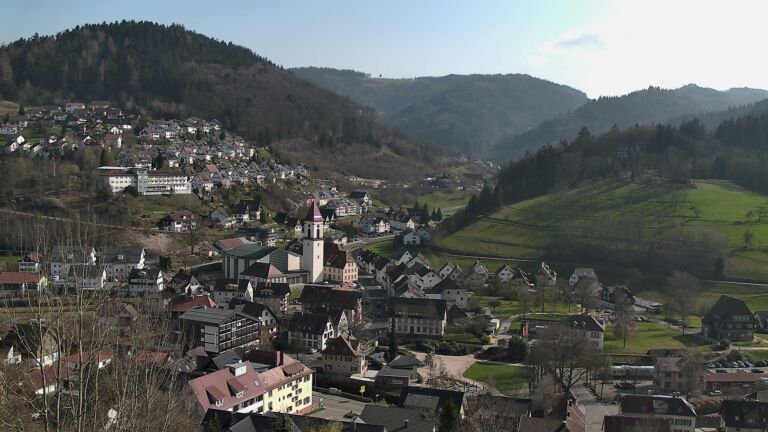 Dieses Bild zeigt eine Webcam-Aufnahme von Ottenhöfen, aufgenommen am Sonntag, den 22.03.2026 um 15:20 Uhr