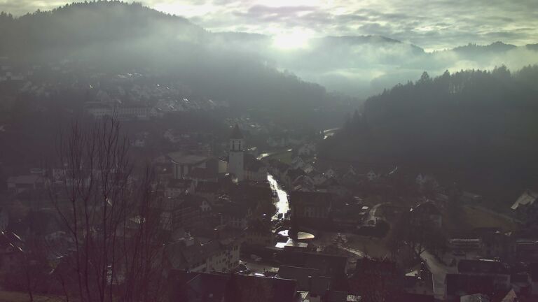 Dieses Bild zeigt eine Webcam-Aufnahme von Ottenhöfen, aufgenommen am Samstag, den 20.12.2025 um 11:10 Uhr