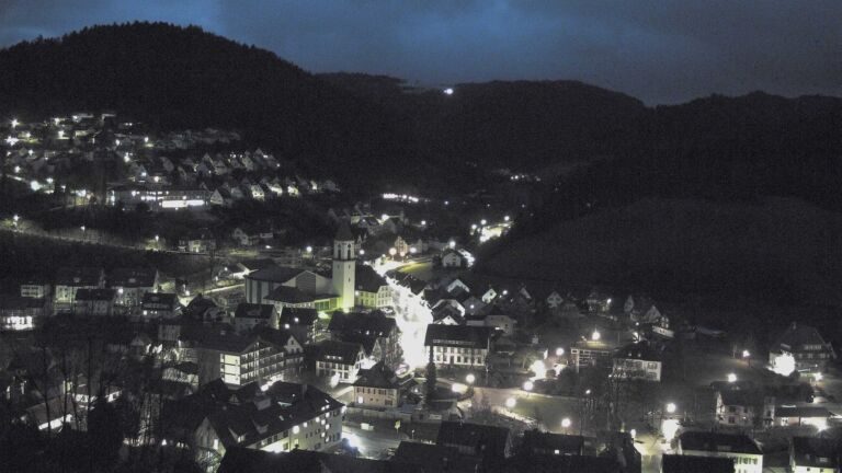 Dieses Bild zeigt eine Webcam-Aufnahme von Ottenhöfen, aufgenommen am Dienstag, den 17.02.2026 um 06:50 Uhr