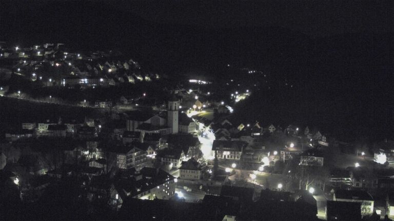 Dieses Bild zeigt eine Webcam-Aufnahme von Ottenhöfen, aufgenommen am Samstag, den 20.12.2025 um 01:30 Uhr