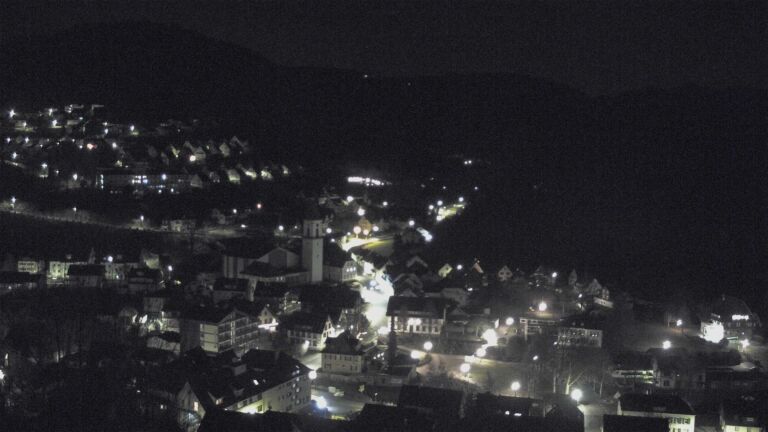 Dieses Bild zeigt eine Webcam-Aufnahme von Ottenhöfen, aufgenommen am Sonntag, den 21.12.2025 um 01:30 Uhr