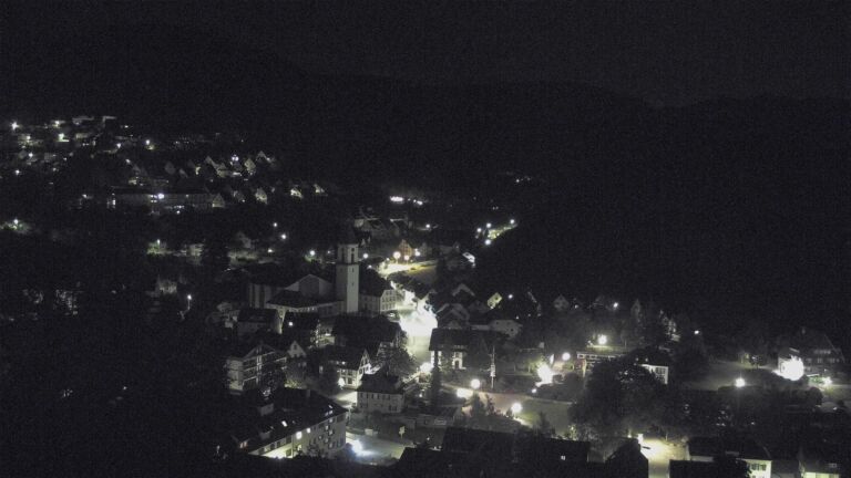 Dieses Bild zeigt eine Webcam-Aufnahme von Ottenhöfen, aufgenommen am Donnerstag, den 21.05.2026 um 00:30 Uhr