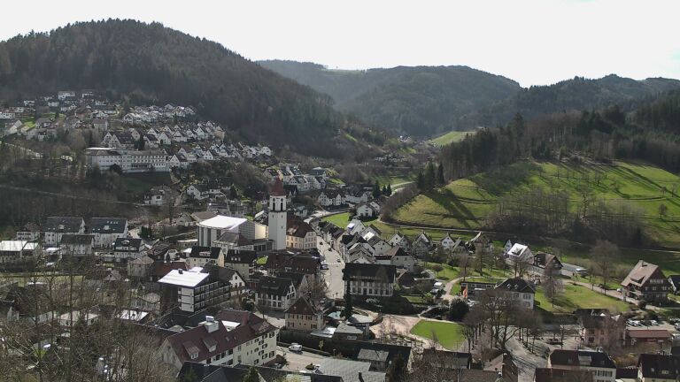 Dieses Bild zeigt eine Webcam-Aufnahme von Ottenhöfen, aufgenommen am Freitag, den 13.03.2026 um 10:40 Uhr