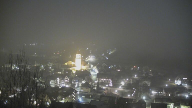 Dieses Bild zeigt eine Webcam-Aufnahme von Ottenhöfen, aufgenommen am Montag, den 29.12.2025 um 20:30 Uhr