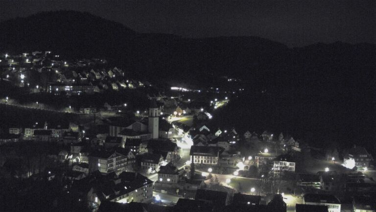 Dieses Bild zeigt eine Webcam-Aufnahme von Ottenhöfen, aufgenommen am Samstag, den 04.04.2026 um 00:00 Uhr
