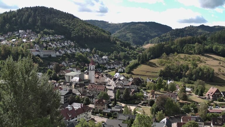 Dieses Bild zeigt eine Webcam-Aufnahme von Ottenhöfen, aufgenommen am Samstag, den 29.08.2026 um 10:30 Uhr