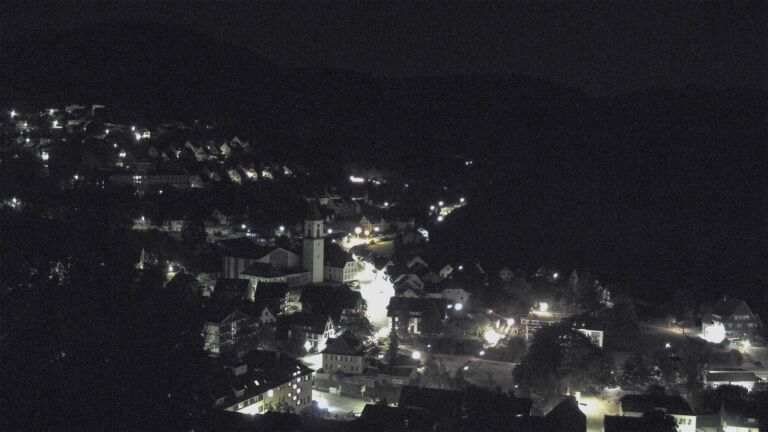 Dieses Bild zeigt eine Webcam-Aufnahme von Ottenhöfen, aufgenommen am Freitag, den 14.08.2026 um 03:30 Uhr