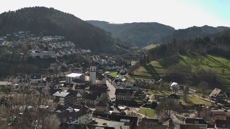 Dieses Bild zeigt eine Webcam-Aufnahme von Ottenhöfen, aufgenommen am Montag, den 02.03.2026 um 10:50 Uhr