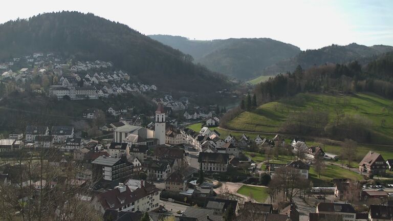 Dieses Bild zeigt eine Webcam-Aufnahme von Ottenhöfen, aufgenommen am Dienstag, den 24.03.2026 um 09:10 Uhr