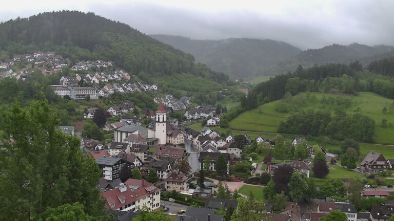 Dieses Bild zeigt eine Webcam-Aufnahme von Ottenhöfen, aufgenommen am Montag, den 11.05.2026 um 12:00 Uhr