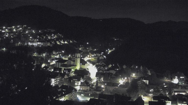 Dieses Bild zeigt eine Webcam-Aufnahme von Ottenhöfen, aufgenommen am Mittwoch, den 14.10.2026 um 20:20 Uhr