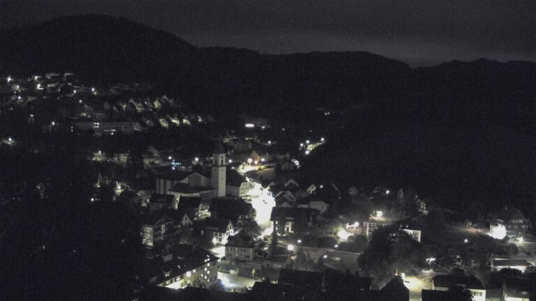 Dieses Bild zeigt eine Webcam-Aufnahme von Ottenhöfen, aufgenommen am Sonntag, den 30.08.2026 um 03:30 Uhr