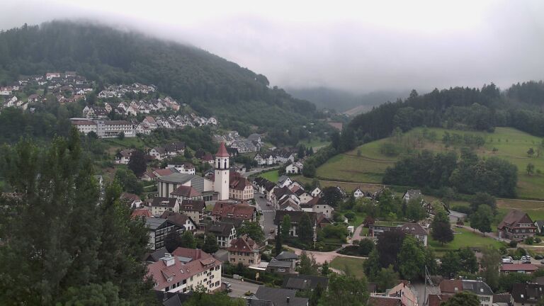 Dieses Bild zeigt eine Webcam-Aufnahme von Ottenhöfen, aufgenommen am Mittwoch, den 01.07.2026 um 08:30 Uhr