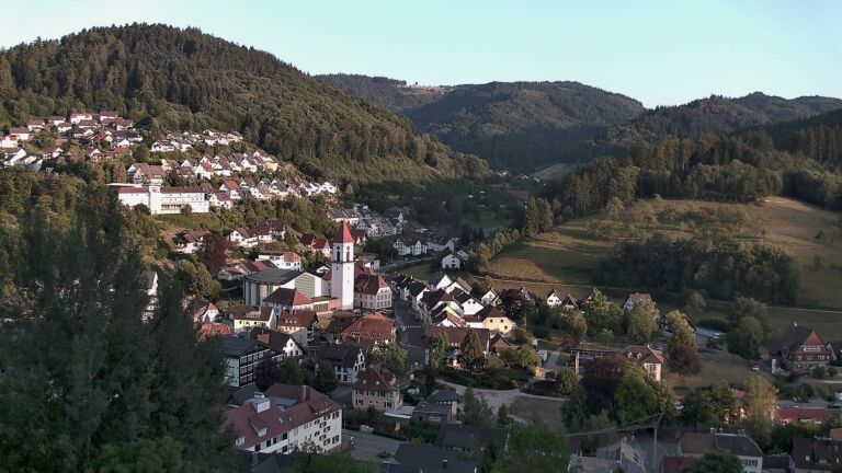 Dieses Bild zeigt eine Webcam-Aufnahme von Ottenhöfen, aufgenommen am Mittwoch, den 29.07.2026 um 20:10 Uhr