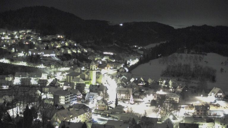 Dieses Bild zeigt eine Webcam-Aufnahme von Ottenhöfen, aufgenommen am Donnerstag, den 08.01.2026 um 06:50 Uhr