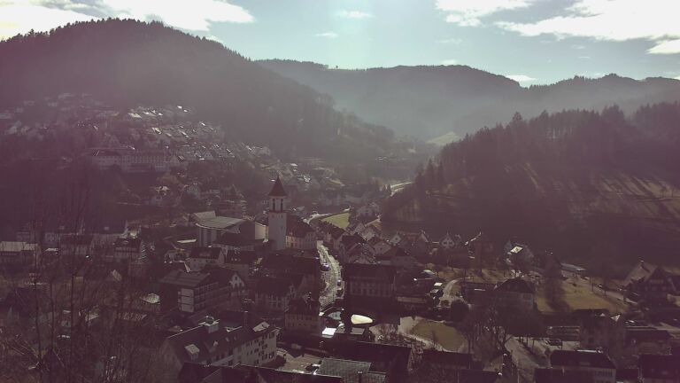 Dieses Bild zeigt eine Webcam-Aufnahme von Ottenhöfen, aufgenommen am Donnerstag, den 05.02.2026 um 11:40 Uhr