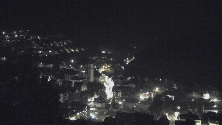 Dieses Bild zeigt eine Webcam-Aufnahme von Ottenhöfen, aufgenommen am Mittwoch, den 09.09.2026 um 03:00 Uhr