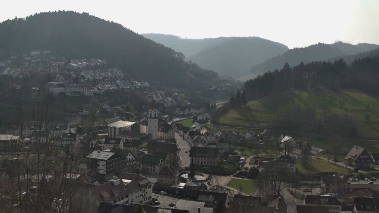 Dieses Bild zeigt eine Webcam-Aufnahme von Ottenhöfen, aufgenommen am Montag, den 09.03.2026 um 11:00 Uhr