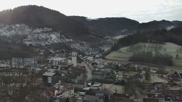 Dieses Bild zeigt eine Webcam-Aufnahme von Ottenhöfen, aufgenommen am Freitag, den 30.01.2026 um 09:40 Uhr